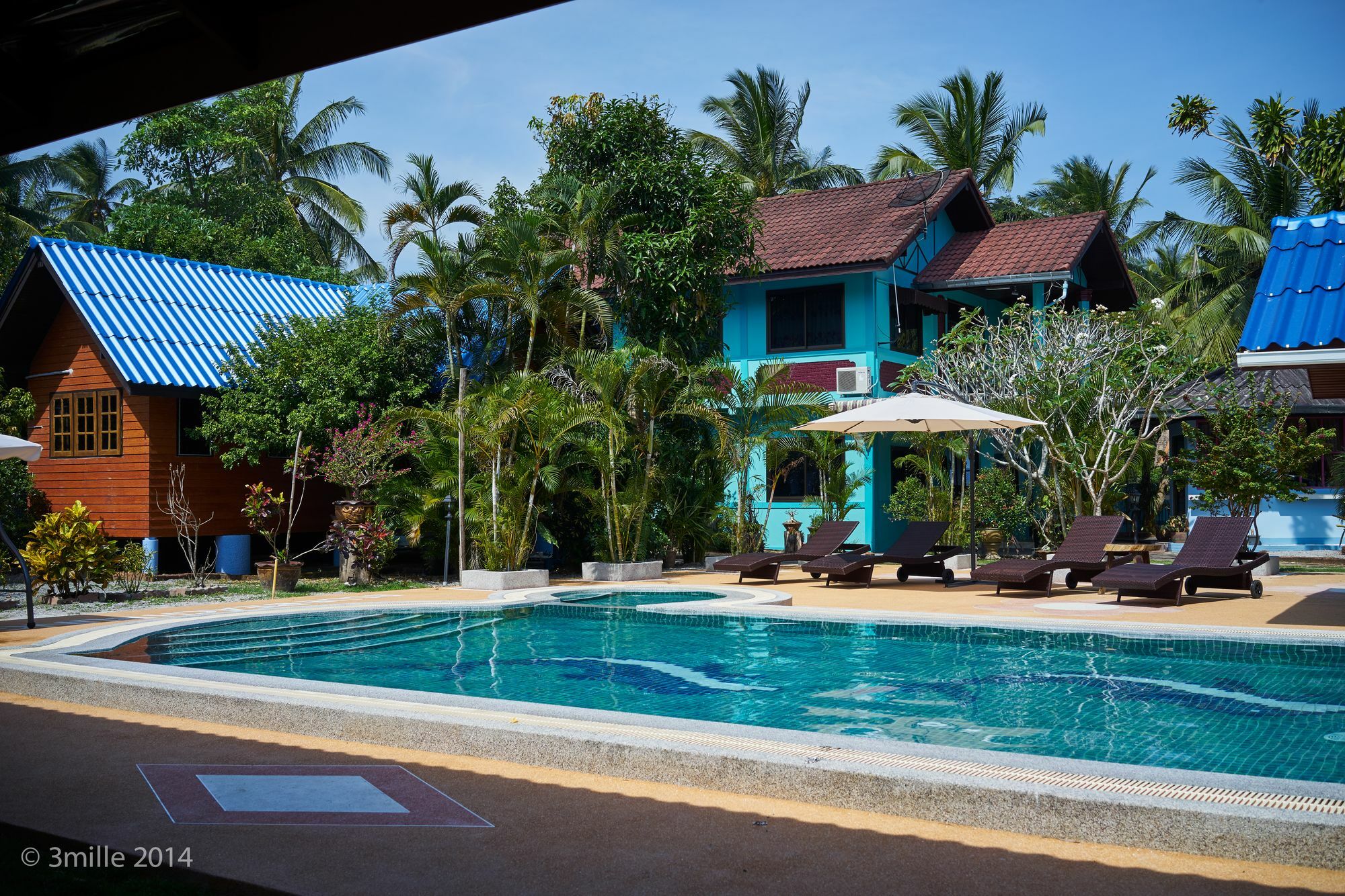 Blue Beach Bungalow Bang Saphan Noi Exterior foto